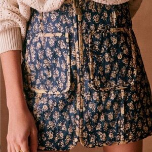 Sezane Foxy Skirt Cara Mix Print - Size 4